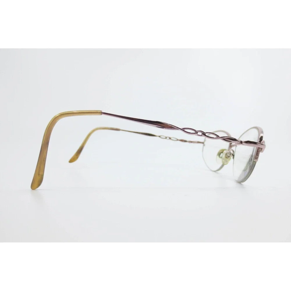 Sophia Loren M201 Zyloware Eyeglass Frames Mauve Rose Gold 52-16-135